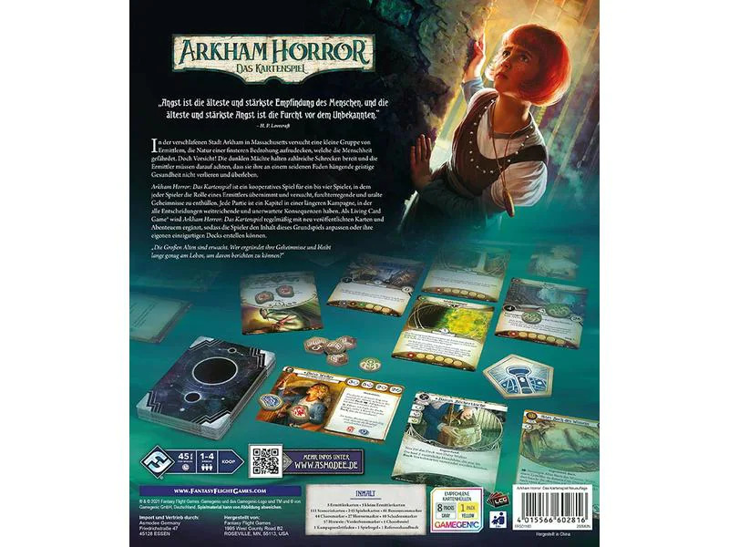 Fantasy Flight Games Kartenspiel Arkham Horror: Das Kartenspiel -DE-