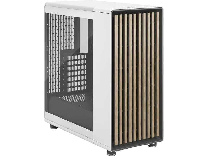 Fractal Design PC-Gehäuse North Chalk TG Clear Weiss