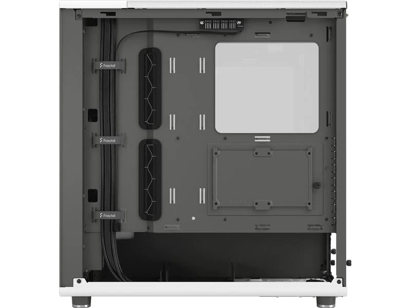 Fractal Design PC-Gehäuse North Chalk TG Clear Weiss