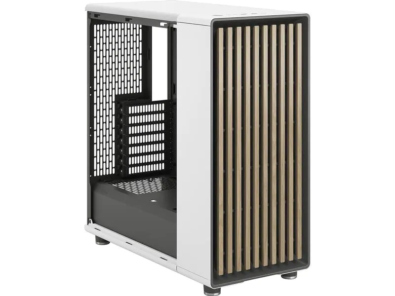 Fractal Design PC-Gehäuse North Chalk TG Clear Weiss