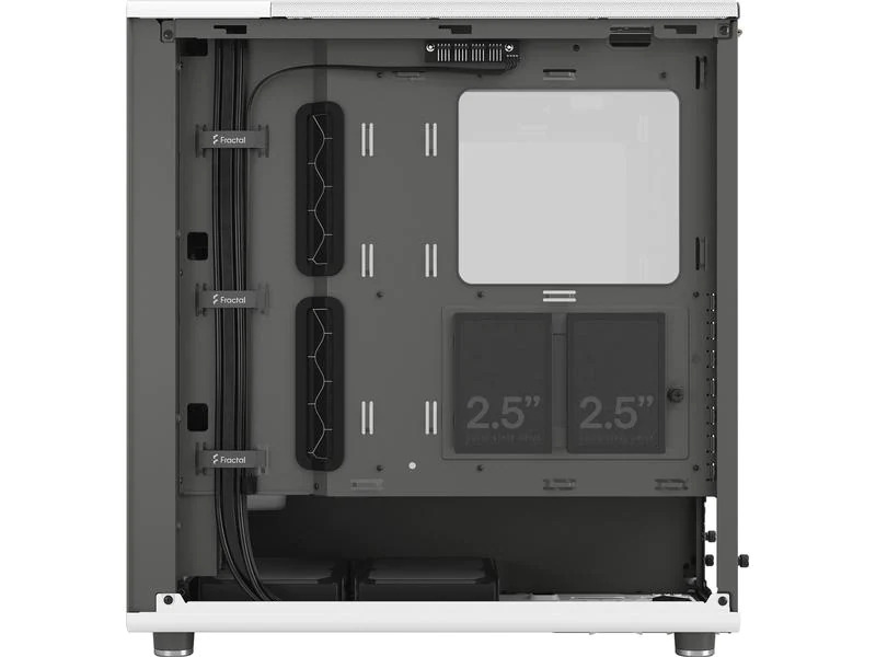 Fractal Design PC-Gehäuse North Chalk TG Clear Weiss