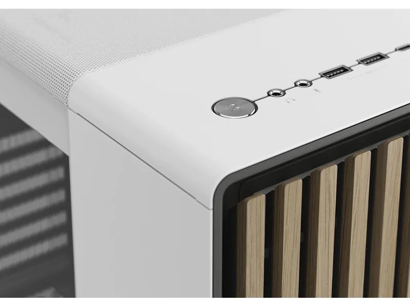 Fractal Design PC-Gehäuse North Chalk TG Clear Weiss