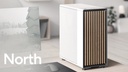 Fractal Design PC-Gehäuse North Chalk TG Clear Weiss