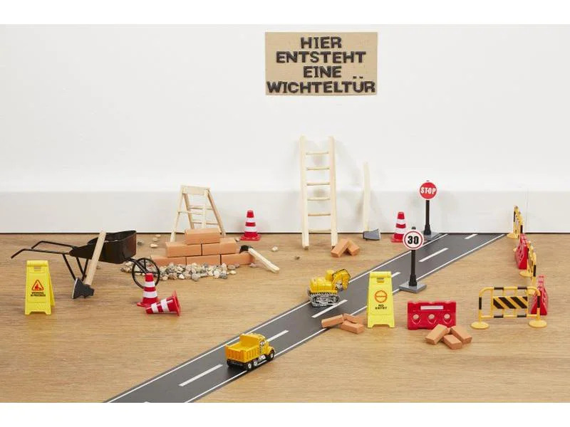 HobbyFun Mini-Möbel Leiter 4 x 12 cm