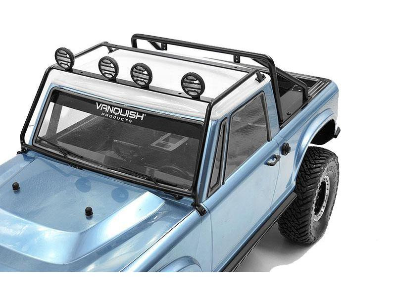 RC4WD Modellbau-Überrollbügel Exterior Steel Lights VS4-10 Schwarz