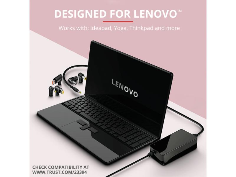 Trust Netzteil 90 W Maxo für Lenovo Notebooks