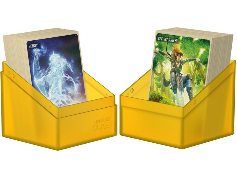 Ultimate Guard Kartenbox Boulder Deck Case Standardgrösse 100+ Bernstein