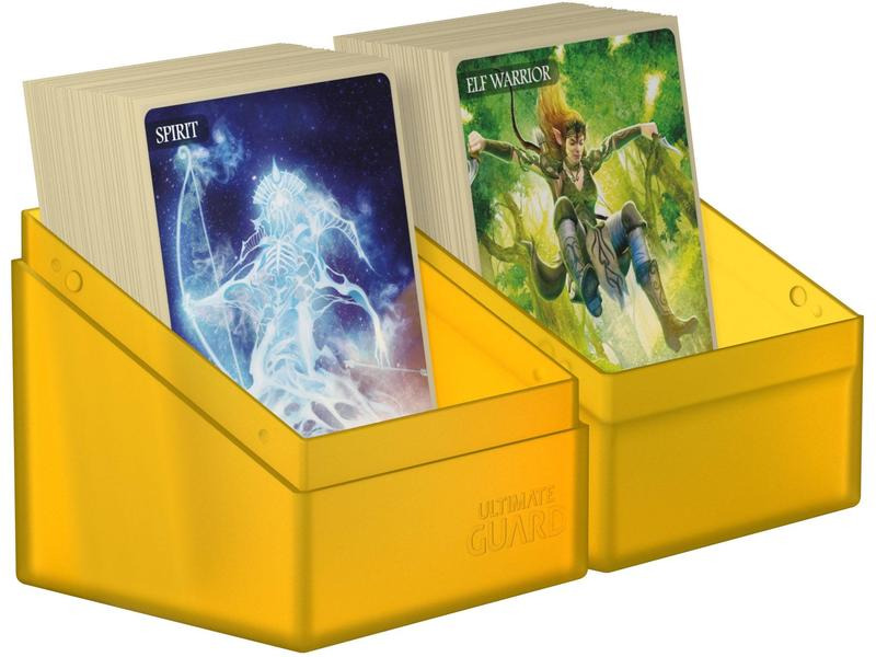 Ultimate Guard Kartenbox Boulder Deck Case Standardgrösse 100+ Bernstein