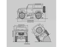 Kyosho Scale Crawler Mini-Z Land-Rover D90, Coniston Green ARTR