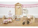 HobbyFun Mini-Möbel Bank 8 cm