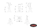 RC4WD Modellbau-Unterstellbock 3T