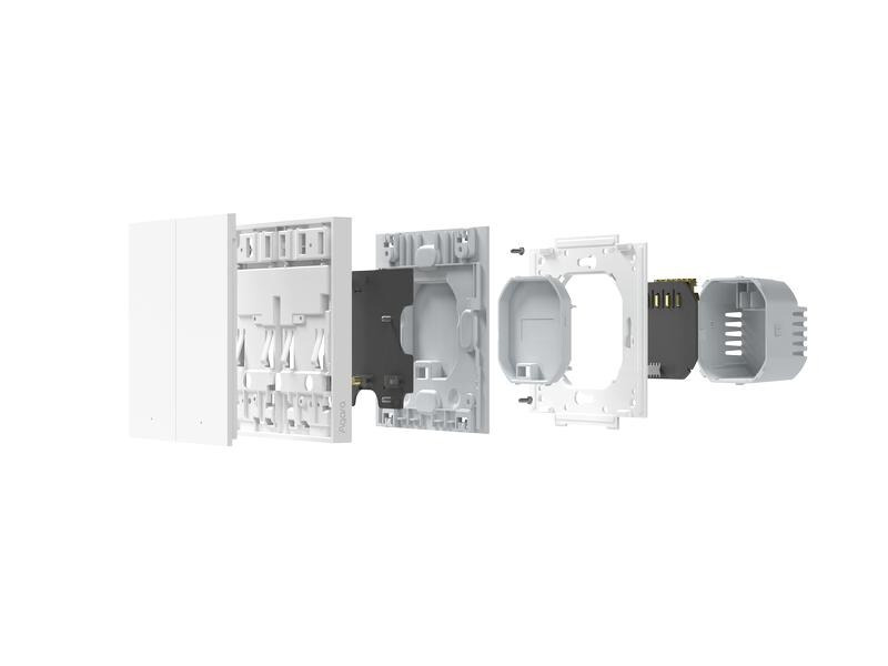 Aqara Funk-Schalter H1 EU, Doppel, Zigbee 3.0