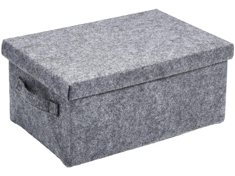 Diaqua Aufbewahrungsbox Stone 31 x 21 x 14 cm, Grau