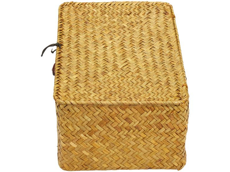 Diaqua Aufbewahrungsbox Straw 29 x 19 x 13 cm, Nature