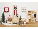 HobbyFun Mini-Utensilien Holzschuhe Hellbraun