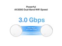 TP-Link Mesh-System Deco X50-PoE Hybrid WiFi-6 mit Powerline 3er-Set
