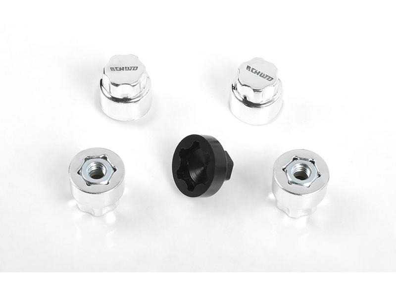 RC4WD Felgen 1.9 5 Lug, Silber