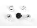 RC4WD Felgen 1.9 5 Lug, Silber