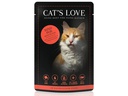Cat's Love Nassfutter Adult Rind, 85 g
