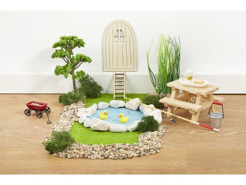HobbyFun Mini-Utensilien Snack mit Getränk 3-teilig