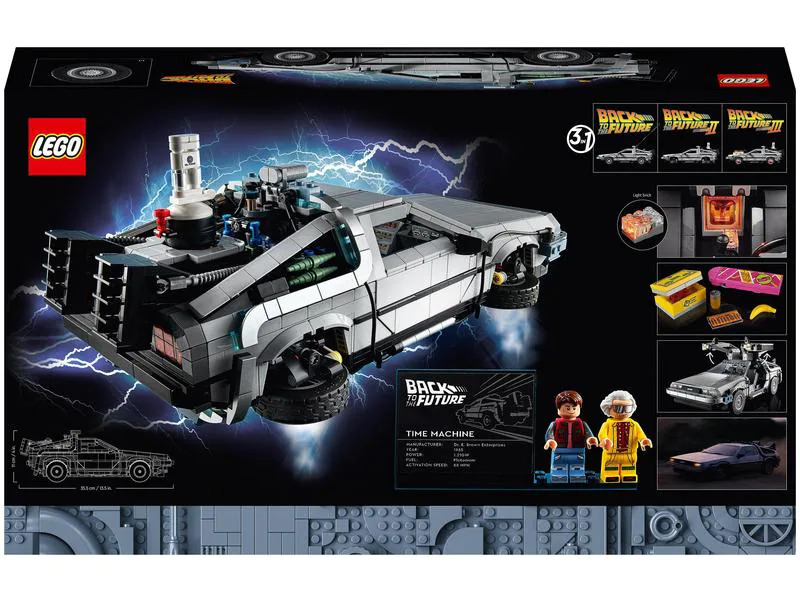 LEGO® Icons Die Zeitmaschine aus Zurück in die Zukunft 10300