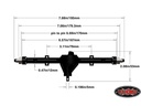 RC4WD Achse Ultimative Scale Yota II Hinten