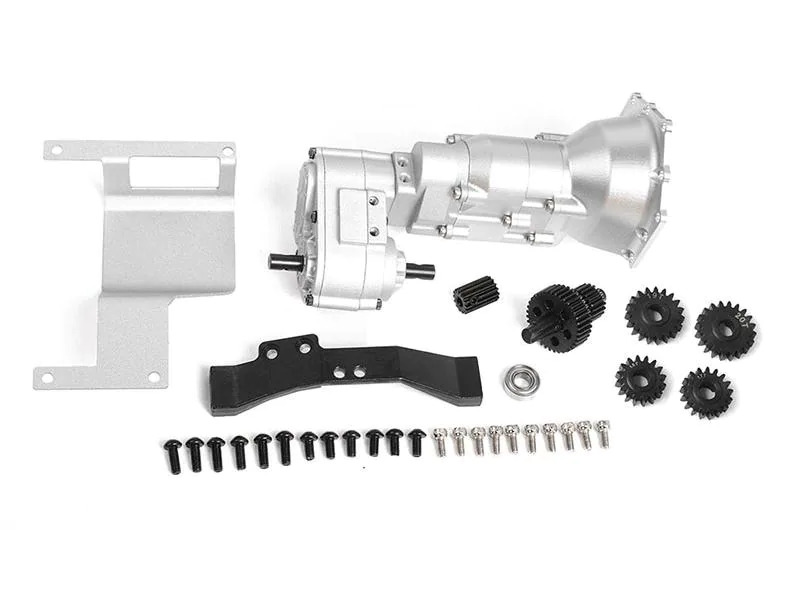 RC4WD Getriebe TCI Heavy Duty R4 Single Speed mit Transfer Case