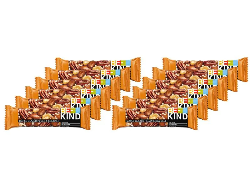 BE-KIND Riegel Maple Glazed Pecan &amp; Sea Salt  12 x 40 g