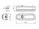 Elbro Schnur-Dimmer Universal, 150 W Transparent