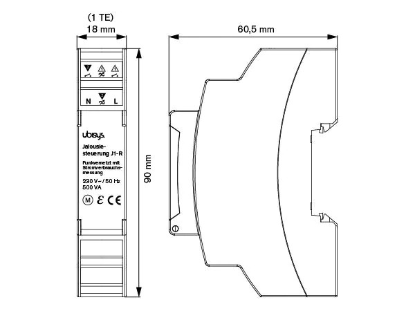ubisys Jalousiesteuerung J1-R ZigBee 3.0