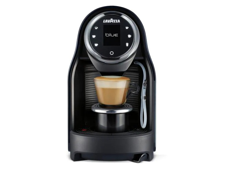 Lavazza Kapselmaschine Classy &amp; Milk Blau/Schwarz