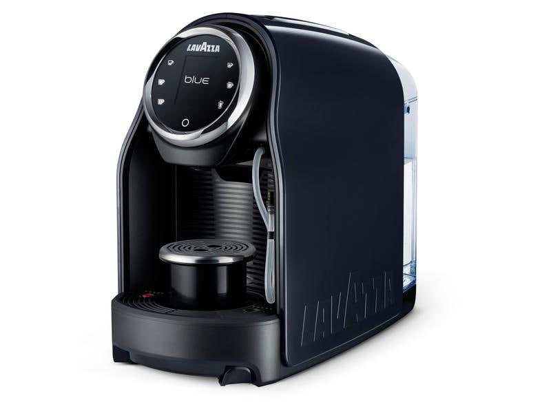 Lavazza Kapselmaschine Classy &amp; Milk Blau/Schwarz