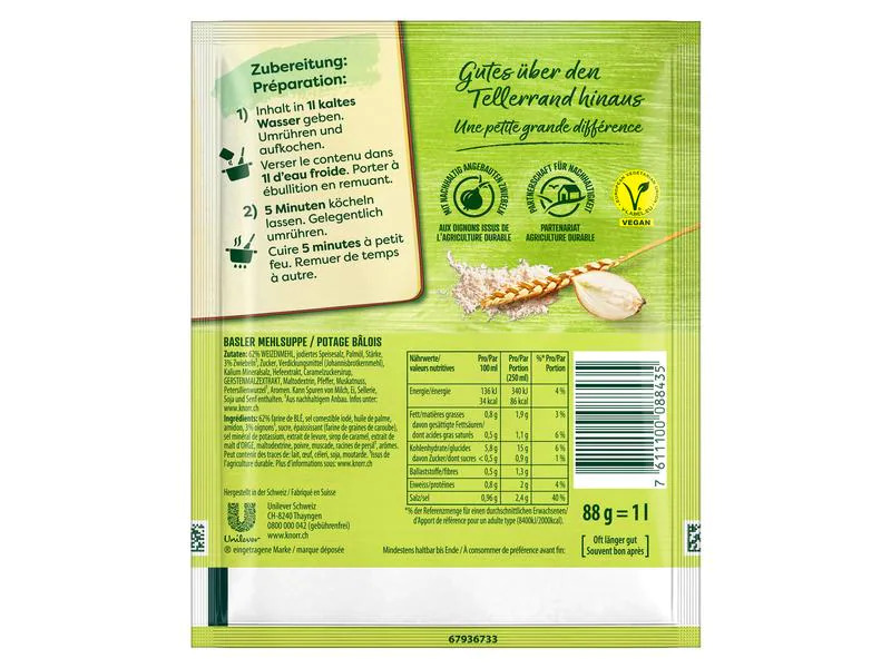 Knorr Basler Mehlsuppe 88 g