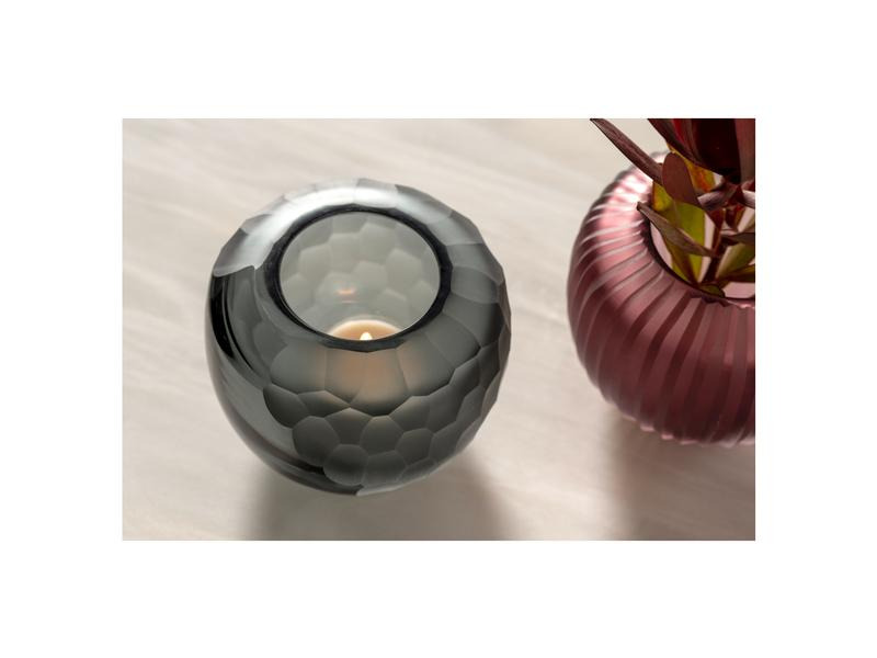 Leonardo Vase Bellagio 10 cm, Anthrazit