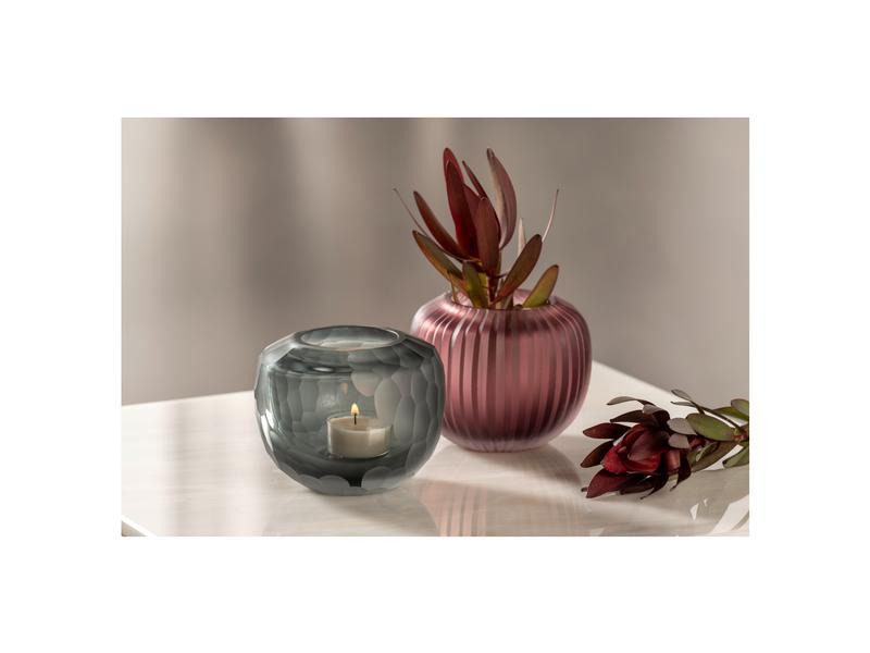 Leonardo Vase Bellagio 10 cm, Anthrazit