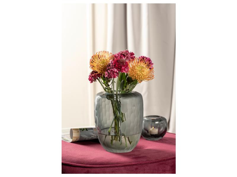 Leonardo Vase Bellagio 10 cm, Anthrazit
