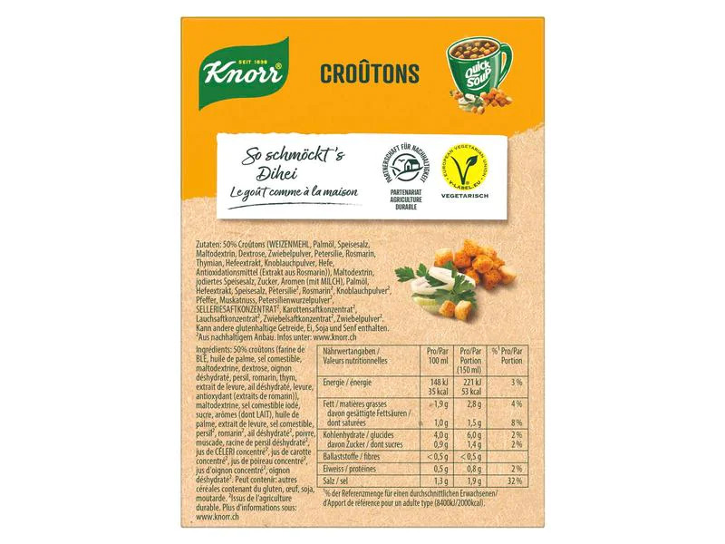 Knorr Quick Soup Croûtons 3 Portionen