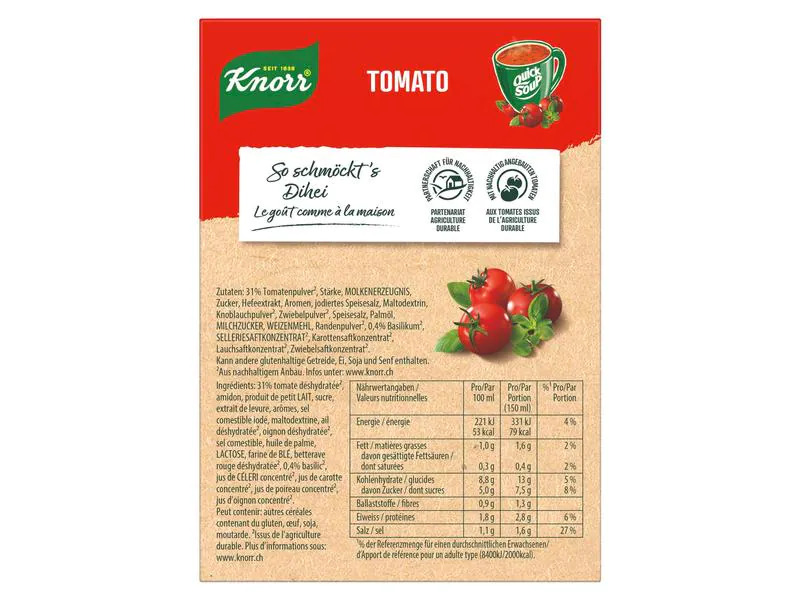 Knorr Quick Soup Tomato 3 Portionen