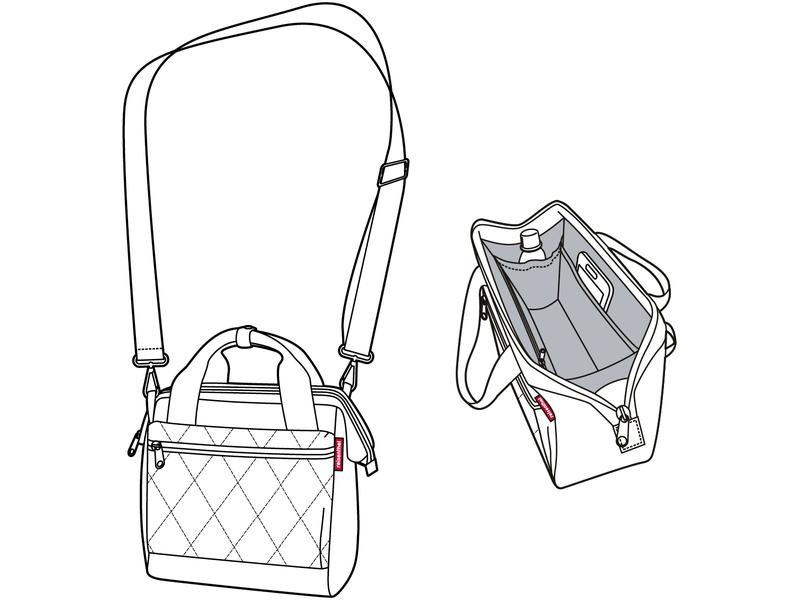 Reisenthel Schultertasche Allrounder cross Rhombus Midnight
