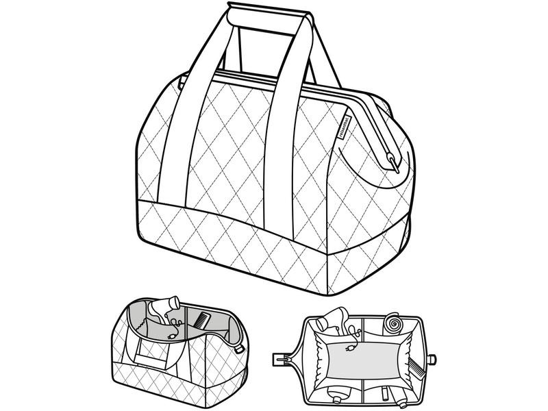 Reisenthel Schultertasche Allrounder M Rhombus midnight