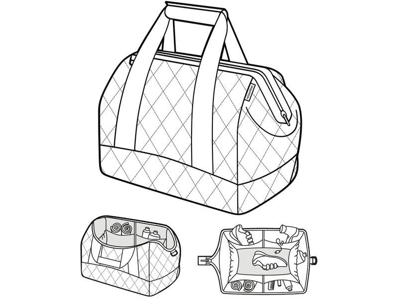 Reisenthel Schultertasche Allrounder L Rhombus Midnight