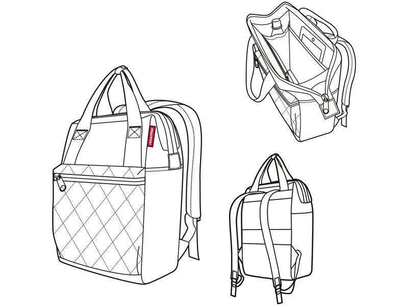 Reisenthel Rucksack Allrounder R Rhombus Midnight