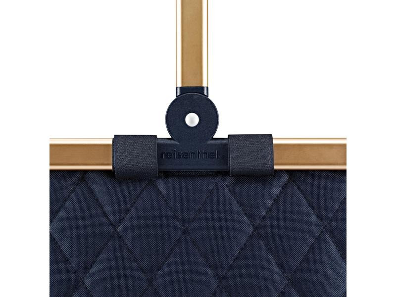 Reisenthel Einkaufskorb Carrybag Frame Rhombus Midnight Gold