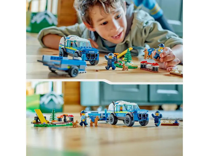 LEGO® City Mobiles Polizeihunde-Training 60369
