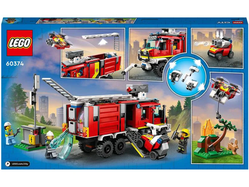 LEGO® City Einsatzleitwagen der Feuerwehr 60374