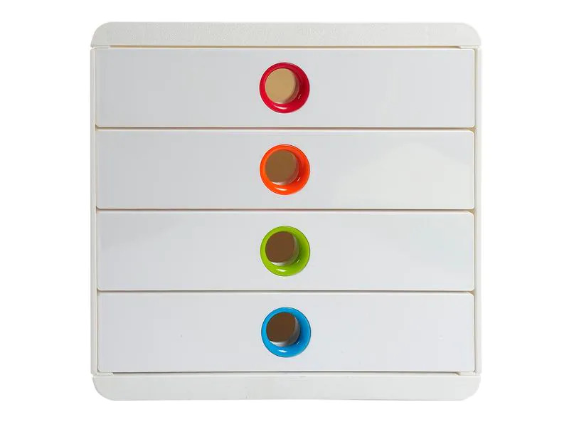 Exacompta Schubladenbox Pop-Box Weiss