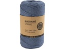 Creativ Company Baumwollgarn Macramé Kordel Blau