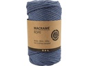 Creativ Company Baumwollgarn Macramé Kordel Blau