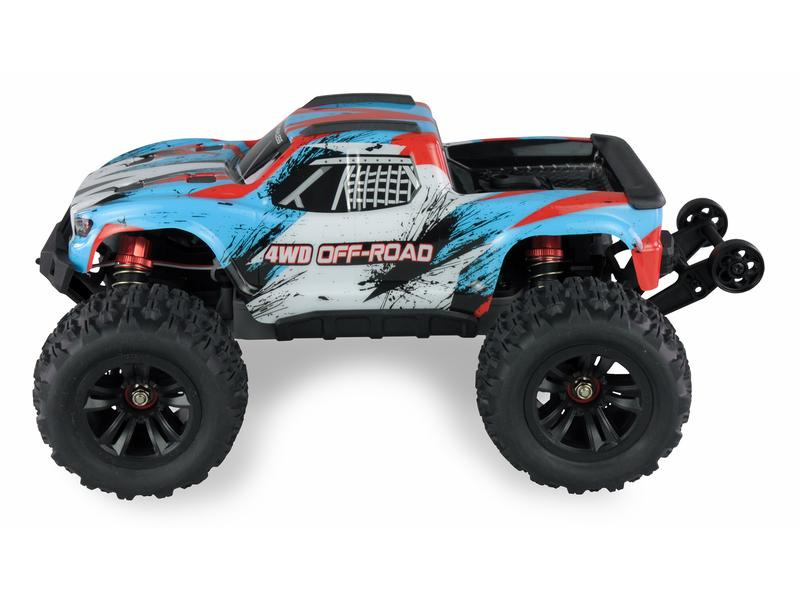 Amewi Monster Truck Hyper GO Brushless 4WD, Blau/Weiss, 1:16, RTR