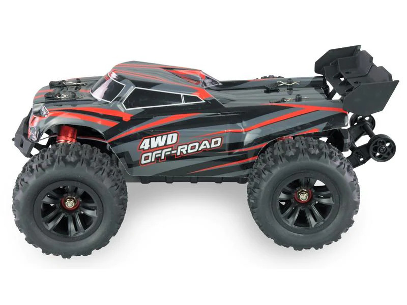 Amewi Truggy Hyper GO Brushless 4WD, Schwarz/Rot, 1:16, RTR